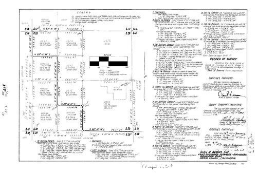 Click to see Record of Survey Book 6, pg. 208 (1978) of Nevada County Recorders Survey Maps Book 6