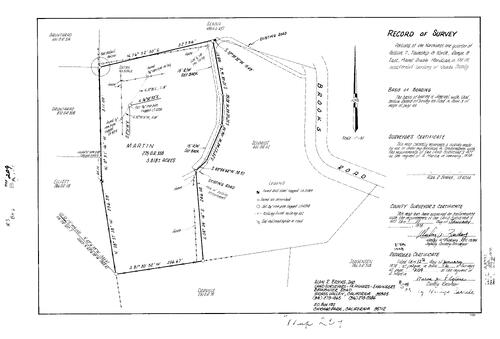 Click to see Record of Survey Book 6, pg. 209 (1978) of Nevada County Recorders Survey Maps Book 6