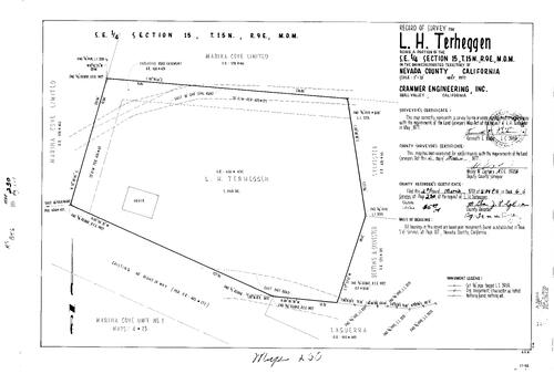 Click to see Record of Survey Book 6, pg. 230 (1978) of Nevada County Recorders Survey Maps Book 6