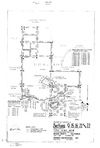 Click to see Record of Survey Book 6, pg. 234 (1978) of Nevada County Recorders Survey Maps Book 6
