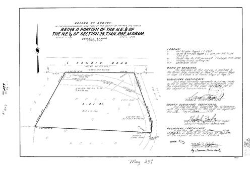 Click to see Record of Survey Book 6, pg. 277 (1978) of Nevada County Recorders Survey Maps Book 6