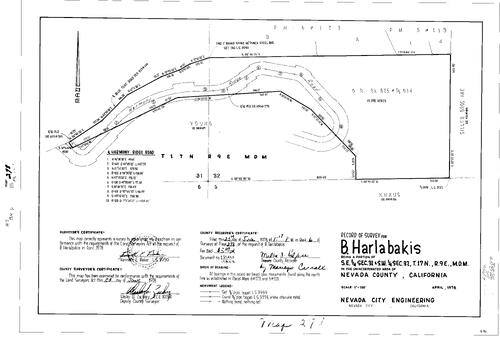 Click to see Record of Survey Book 6, pg. 278 (1978) of Nevada County Recorders Survey Maps Book 6
