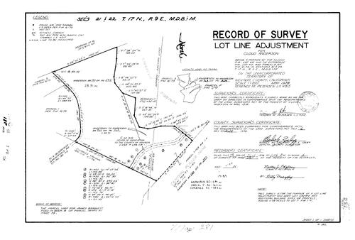 Click to see Record of Survey Book 6, pg. 281 (1978) of Nevada County Recorders Survey Maps Book 6