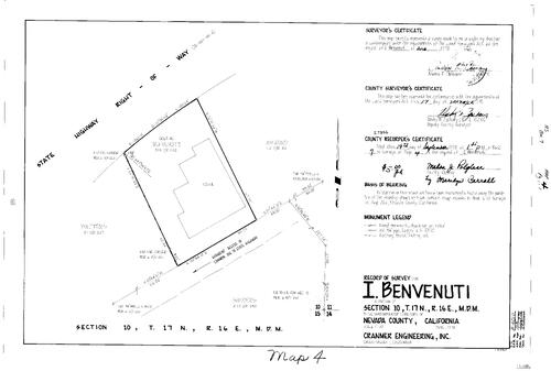 Click to see Record of Survey Book 7, pg. 4 (1978) of Nevada County Recorders Survey Maps Book 7
