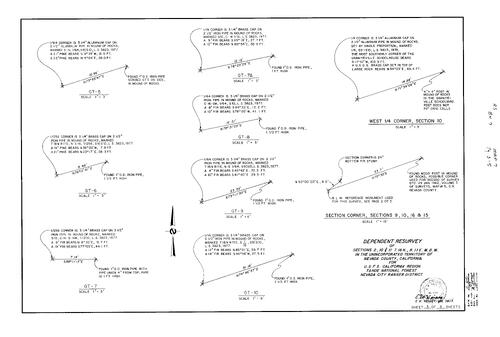 Click to see Record of Survey Book 7, pg. 7 (1978) of Nevada County Recorders Survey Maps Book 7