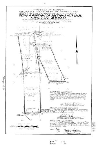 Click to see Record of Survey Book 7, pg. 26 (1978) of Nevada County Recorders Survey Maps Book 7