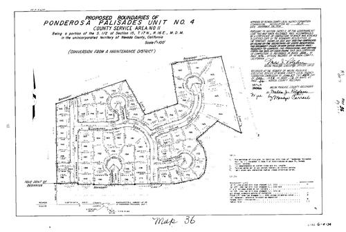 Click to see Record of Survey Book 7, pg. 36 (1978) of Nevada County Recorders Survey Maps Book 7