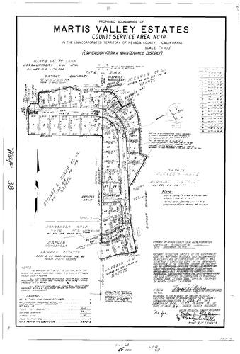 Click to see Record of Survey Book 7, pg. 38 (1978) of Nevada County Recorders Survey Maps Book 7
