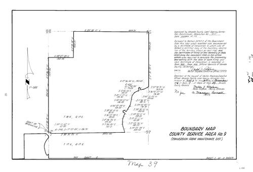 Click to see Record of Survey Book 7, pg. 39 (1978) of Nevada County Recorders Survey Maps Book 7
