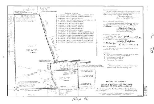Click to see Record of Survey Book 7, pg. 76 (1979) of Nevada County Recorders Survey Maps Book 7