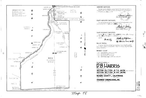 Click to see Record of Survey Book 7, pg. 78 (1979) of Nevada County Recorders Survey Maps Book 7