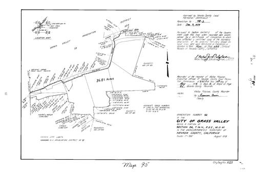 Click to see Record of Survey Book 7, pg. 95 (1979) of Nevada County Recorders Survey Maps Book 7