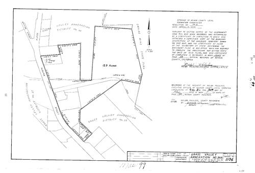 Click to see Record of Survey Book 7, pg. 99 (1979) of Nevada County Recorders Survey Maps Book 7