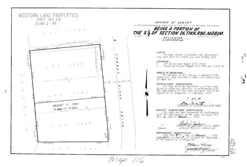 Click to see Record of Survey Book 7, pg. 116 (1979) of Nevada County Recorders Survey Maps Book 7