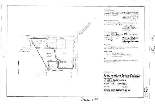 Click to see Record of Survey Book 7, pg. 138 (1979) of Nevada County Recorders Survey Maps Book 7