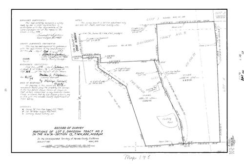 Click to see Record of Survey Book 7, pg. 148 (1979) of Nevada County Recorders Survey Maps Book 7