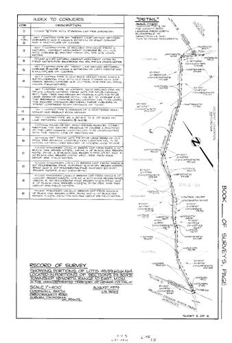Click to see Record of Survey Book 7, pg. 157 (1979) of Nevada County Recorders Survey Maps Book 7
