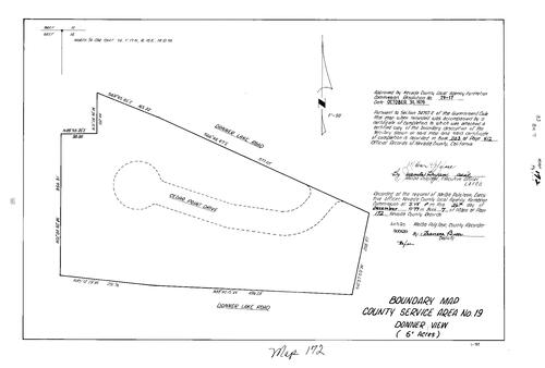 Click to see Record of Survey Book 7, pg. 172 (1979) of Nevada County Recorders Survey Maps Book 7