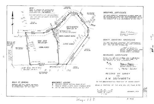 Click to see Record of Survey Book 7, pg. 188 (1980) of Nevada County Recorders Survey Maps Book 7