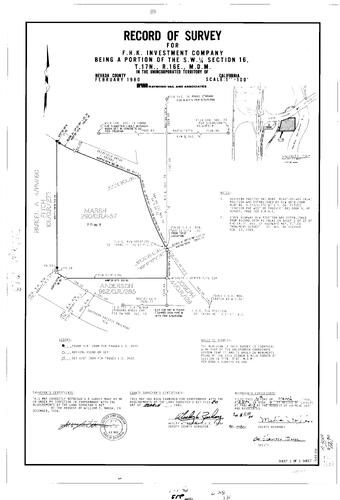 Click to see Record of Survey Book 7, pg. 213 (1980) of Nevada County Recorders Survey Maps Book 7