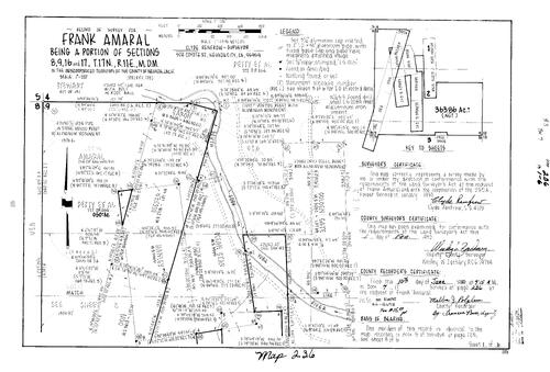 Click to see Record of Survey Book 7, pg. 236 (1980) of Nevada County Recorders Survey Maps Book 7