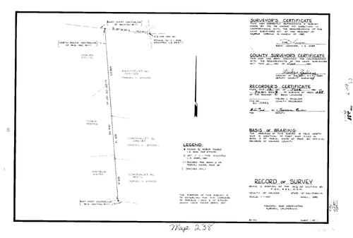 Click to see Record of Survey Book 7, pg. 238 (1980) of Nevada County Recorders Survey Maps Book 7