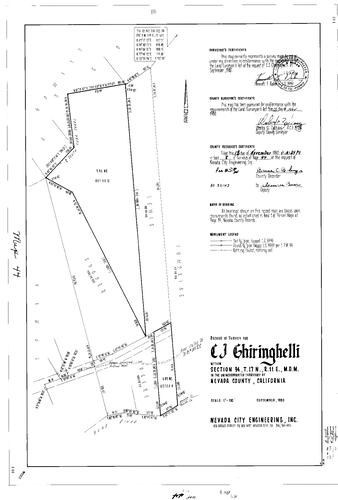 Click to see Survey Map Book 8, pg. 44 of Nevada County Recorders Survey Maps Book 8