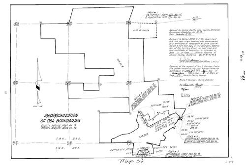 Click to see Record of Survey Book 8, pg. 53 (1980) of Nevada County Recorders Survey Maps Book 8