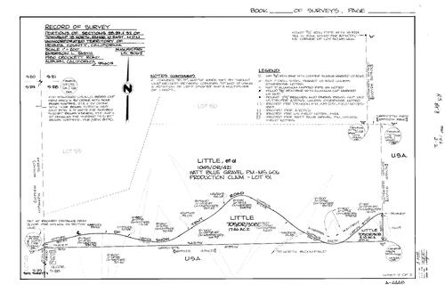 Click to see Record of Survey Book 8, pg. 146 (1981) of Nevada County Recorders Survey Maps Book 8