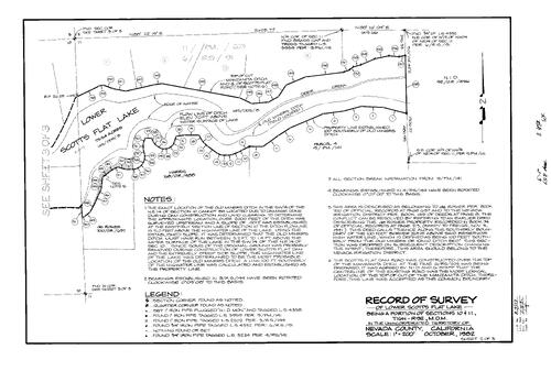 Click to see Record of Survey Book 8, pg. 259 (1982) of Nevada County Recorders Survey Maps Book 8