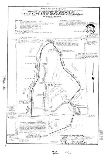 Click to see Record of Survey Book 9, pg. 36 (1983) of Nevada County Recorders Survey Maps Book 9