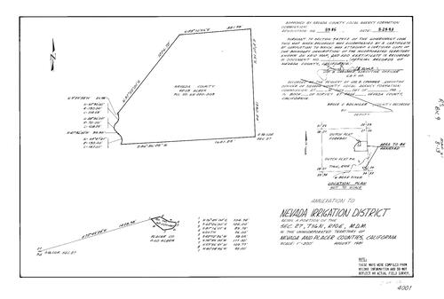 Click to see Record of Survey Book 9, pg. 61 (1984) of Nevada County Recorders Survey Maps Book 9