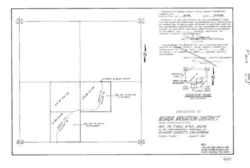 Click to see Record of Survey Book 9, pg. 61 (1984) of Nevada County Recorders Survey Maps Book 9