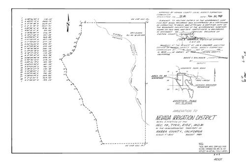 Click to see Record of Survey Book 9, pg. 82 (1984) of Nevada County Recorders Survey Maps Book 9