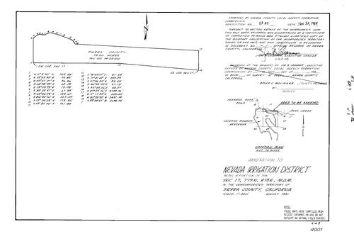 Click to see Record of Survey Book 9, pg. 82 (1984) of Nevada County Recorders Survey Maps Book 9