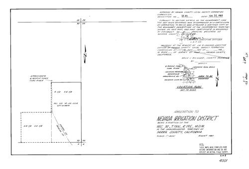 Click to see Record of Survey Book 9, pg. 82 (1984) of Nevada County Recorders Survey Maps Book 9