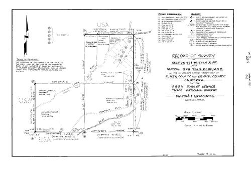 Click to see Record of Survey Book 9, pg. 95 (1984) of Nevada County Recorders Survey Maps Book 9