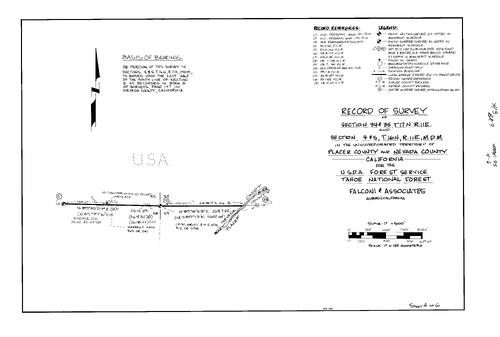 Click to see Record of Survey Book 9, pg. 95 (1984) of Nevada County Recorders Survey Maps Book 9