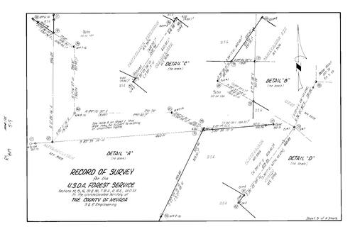 Click to see Record of Survey Book 9, pg. 125 (1985) of Nevada County Recorders Survey Maps Book 9