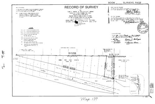Click to see Record of Survey Book 9, pg. 139 (1985) of Nevada County Recorders Survey Maps Book 9