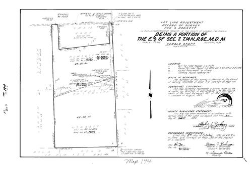Click to see Record of Survey Book 9, pg. 174 (1985) of Nevada County Recorders Survey Maps Book 9