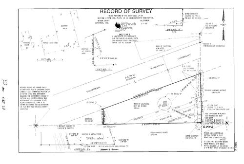 Click to see Record of Survey Book 9, pg. 274 (1986) of Nevada County Recorders Survey Maps Book 9