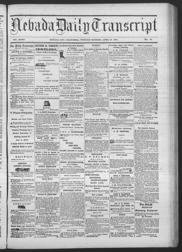 April 25, 1876
