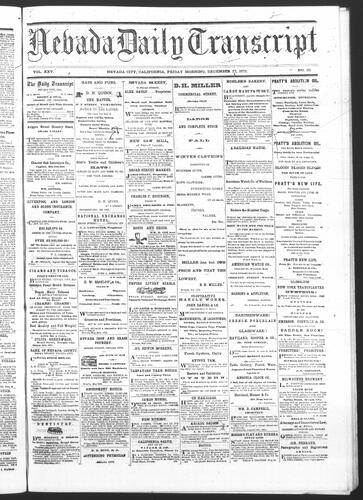 December 27, 1872