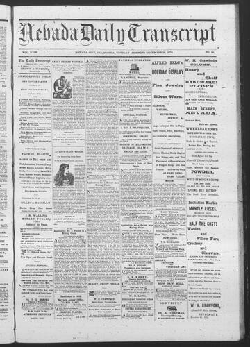 December 29, 1874