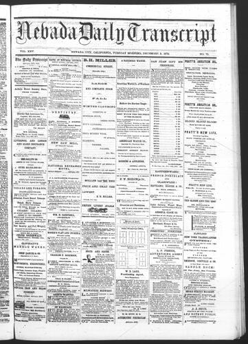 December 3, 1872