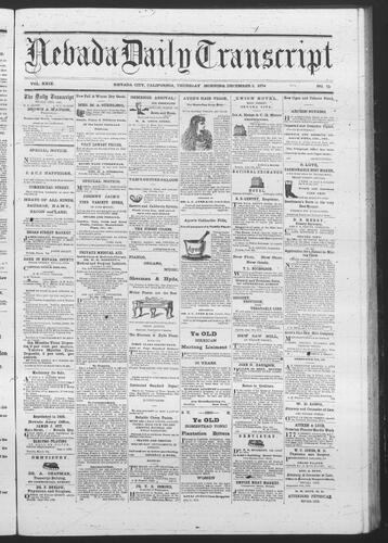 December 3, 1874