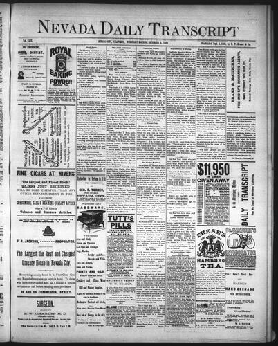 December 3, 1884