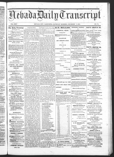 December 7, 1872