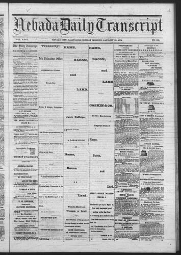 January 25, 1874